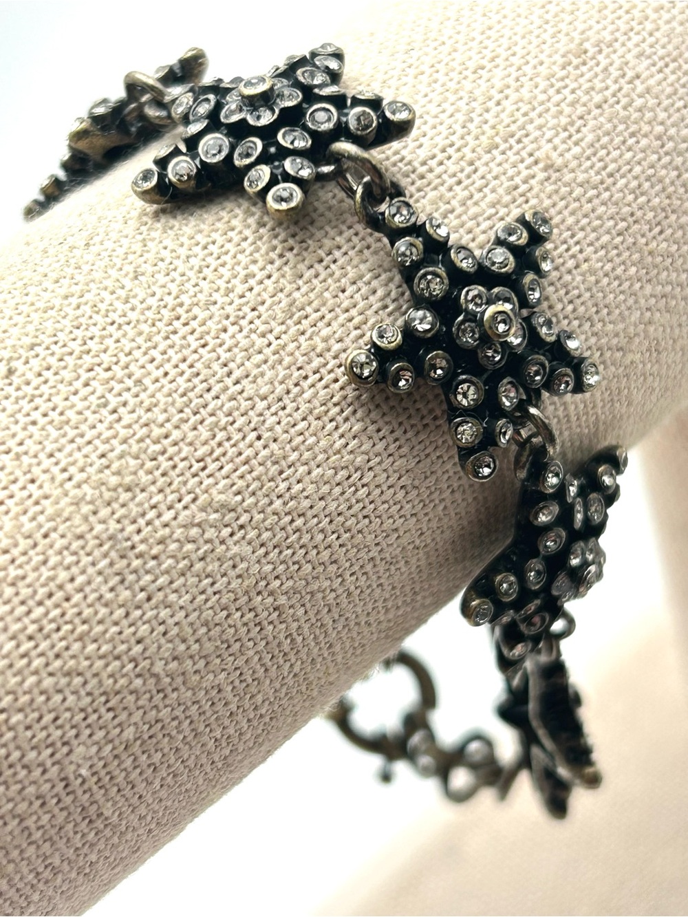 J. Crew Jeweled Star Link Bracelet